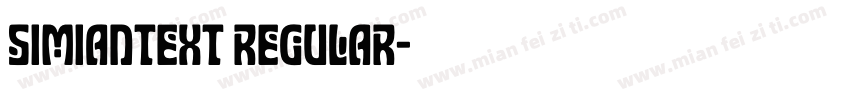 SimianText Regular字体转换